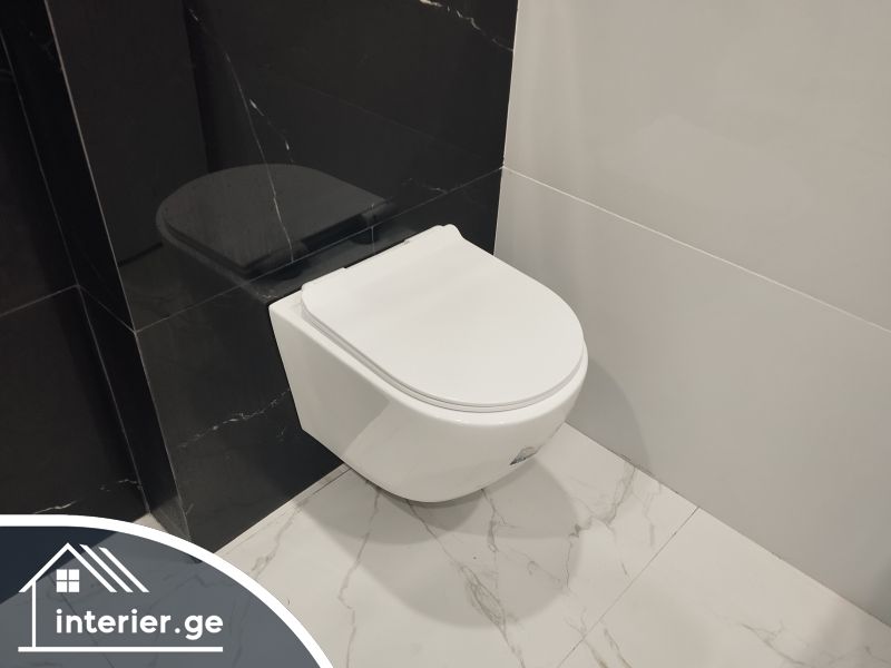 ჩაშენებული უნიტაზის მონტაჟი