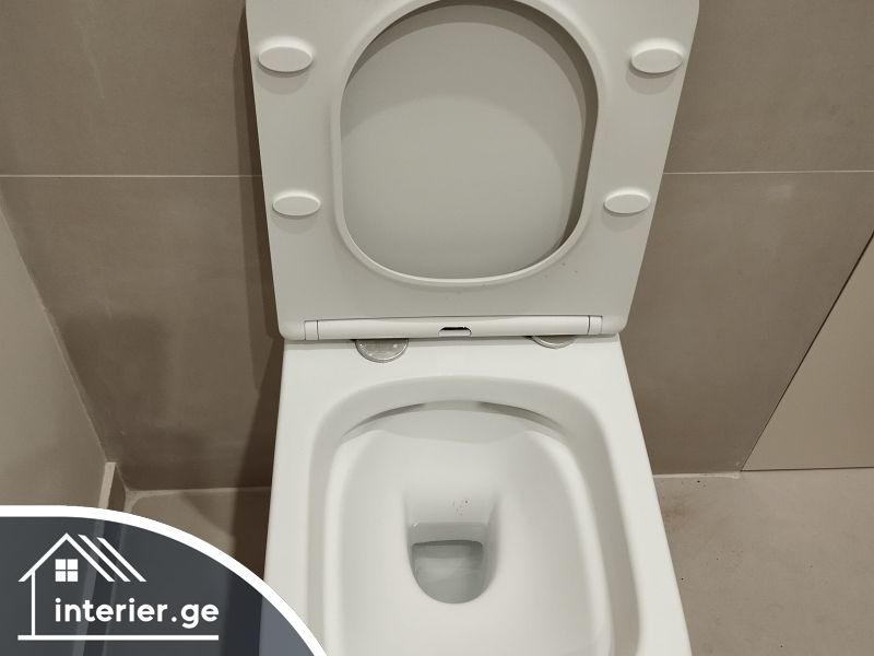 ჩასაშენებელი უნიტაზის დამონტაჟება